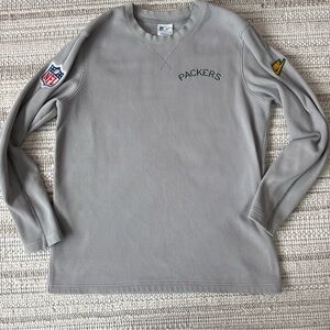 AUTHENTIC Nike Green Bay Packers NFL Sideline Throwback Logo Sweatshirt Men's L